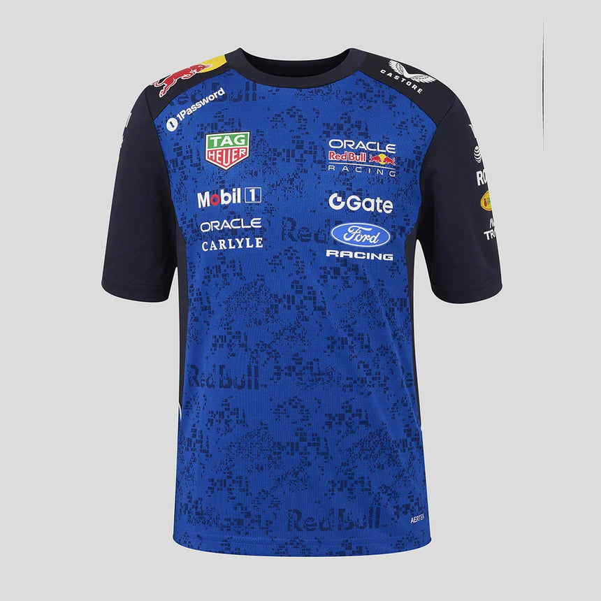 Red Bull T-Shirt, Team, Kinder, Blau
