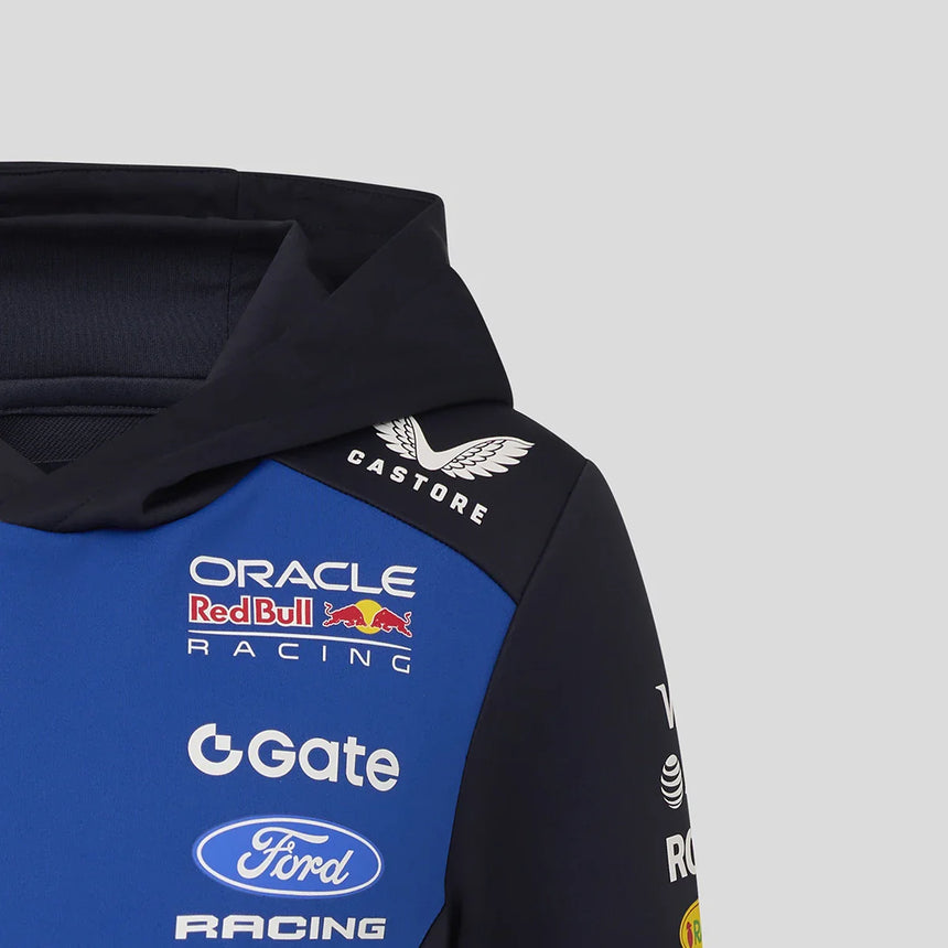 Red Bull Hoodie, Team, Kids, Blau