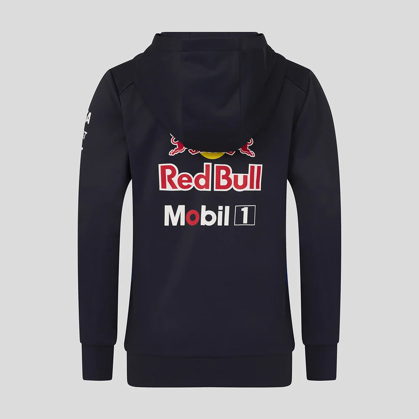 Red Bull Hoodie, Team, Voll-Reißverschluss, Kinder, Blau