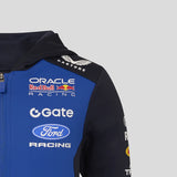 Red Bull Hoodie, Team, Voll-Reißverschluss, Kinder, Blau