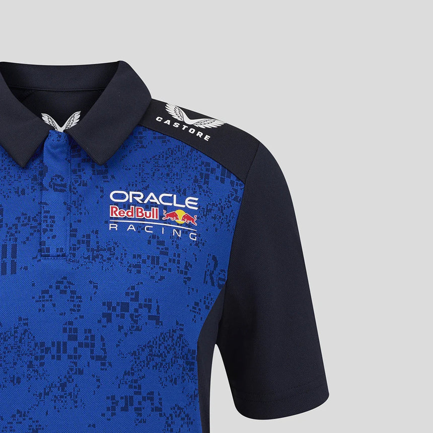 Red Bull Polo, Team, Max Verstappen, Kinder, Blau, 2026
