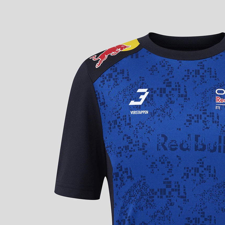 Red Bull T-Shirt, Team, Max Verstappen, Kinder, Blau, 2026
