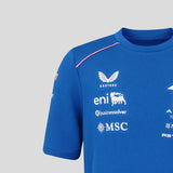 Alpine T-Shirt, Team, Kinder, Blau, 2026