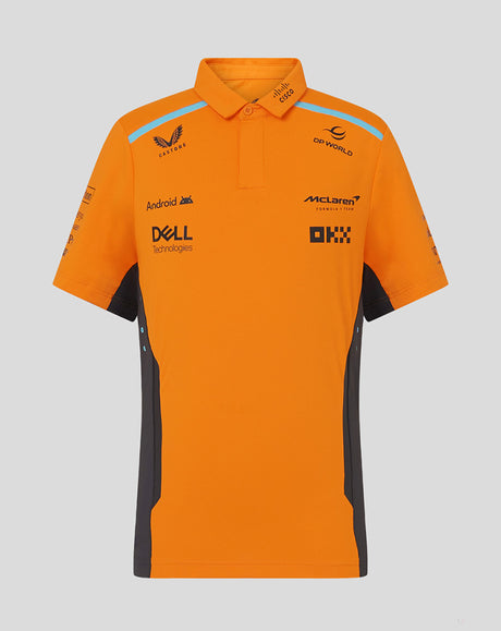 McLaren polo-shirt, Castore, team, kinder, orange, 2024 - FansBRANDS®