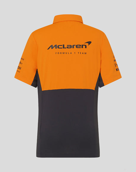 McLaren polo-shirt, Castore, team, kinder, orange, 2024 - FansBRANDS®