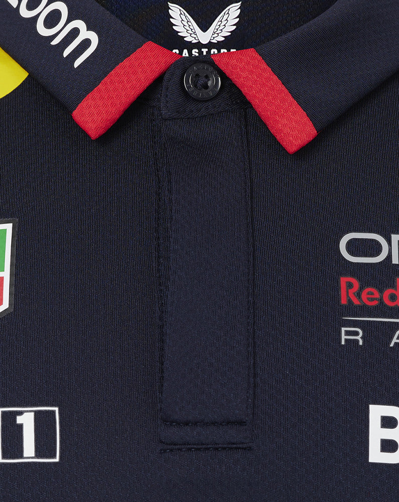 Red Bull polo-shirt, Castore, team, kinder, blau, 2024 - FansBRANDS®