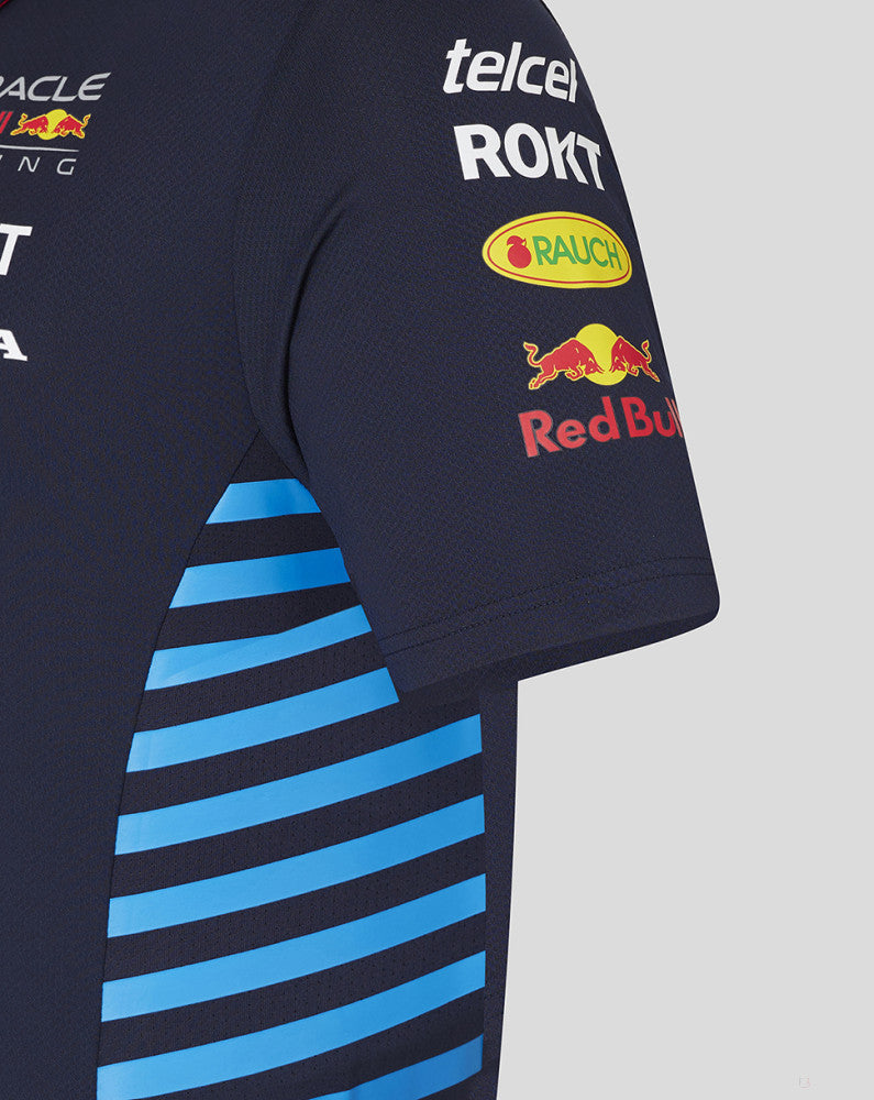Red Bull polo-shirt, Castore, team, kinder, blau, 2024 - FansBRANDS®
