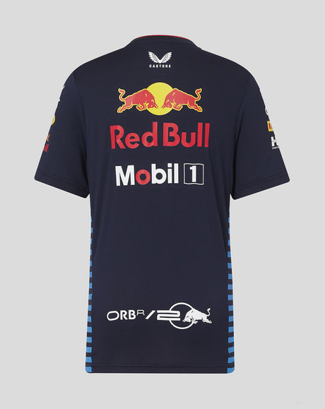 Red Bull t-shirt, Castore, team, kinder, blau, 2024