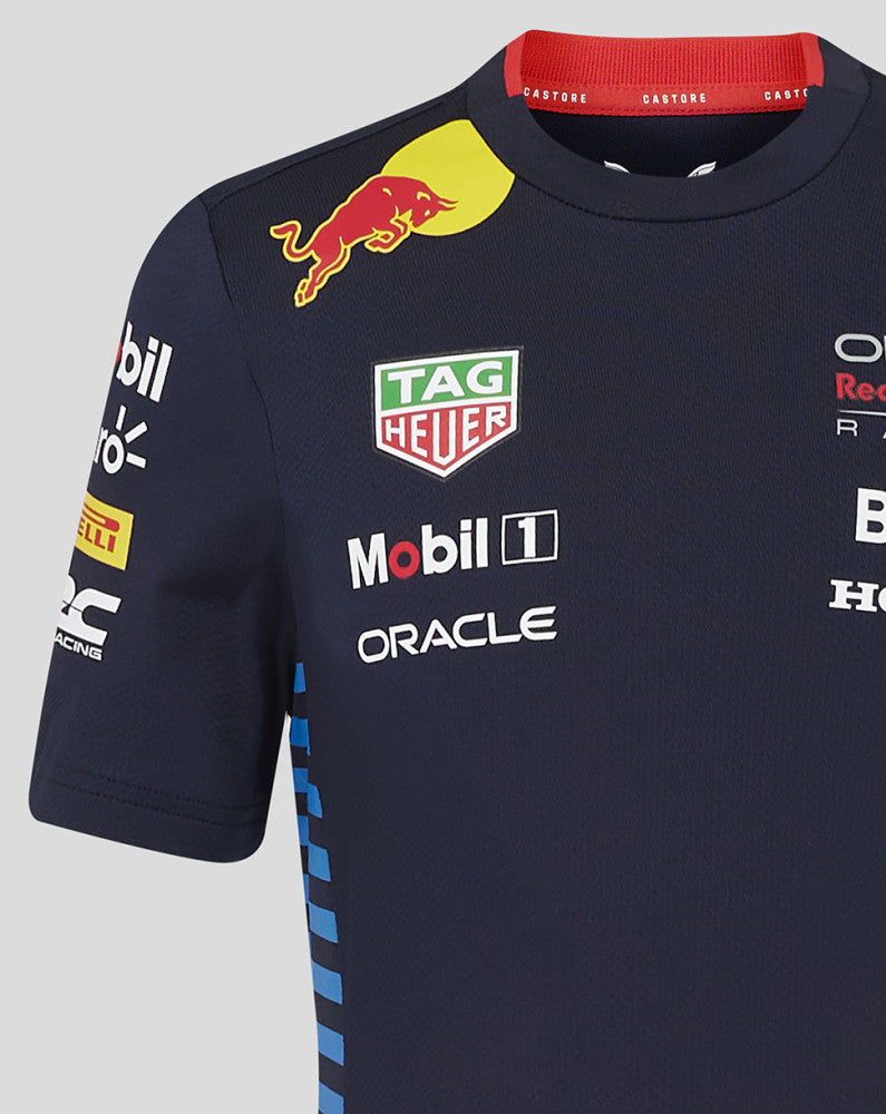 Red Bull t-shirt, Castore, team, kinder, blau, 2024 - FansBRANDS®