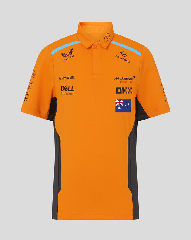 McLaren polo-shirt, Castore, Oscar Piastri, kinder, orange - FansBRANDS®