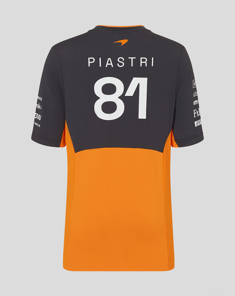 McLaren t-shirt, Castore, Oscar Piastri, kinder, orange - FansBRANDS®