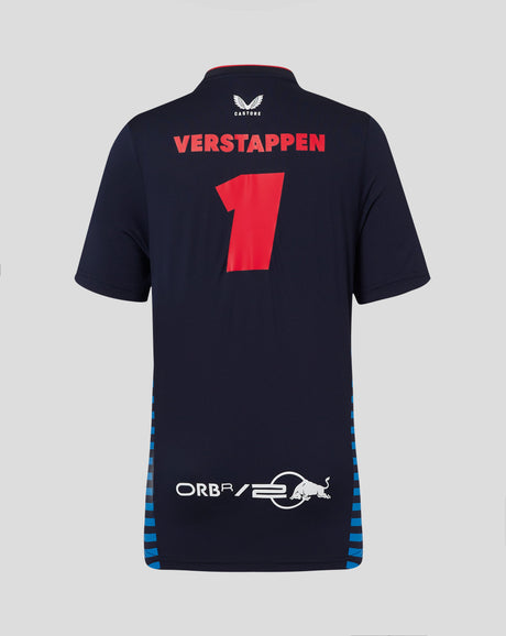 Red Bull t-shirt, Castore, Max Verstappen, kinder, blau