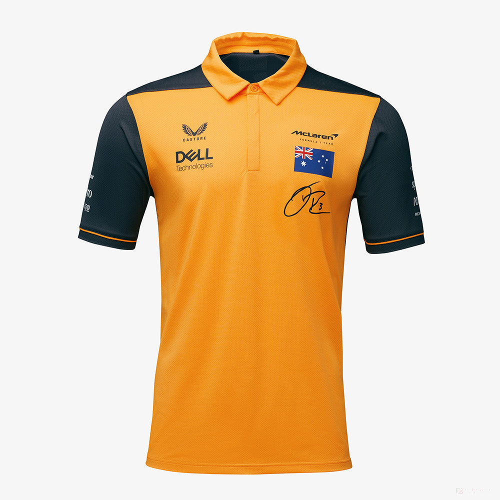 2022, Orange, Daniel Ricciardo Team, McLaren Polo