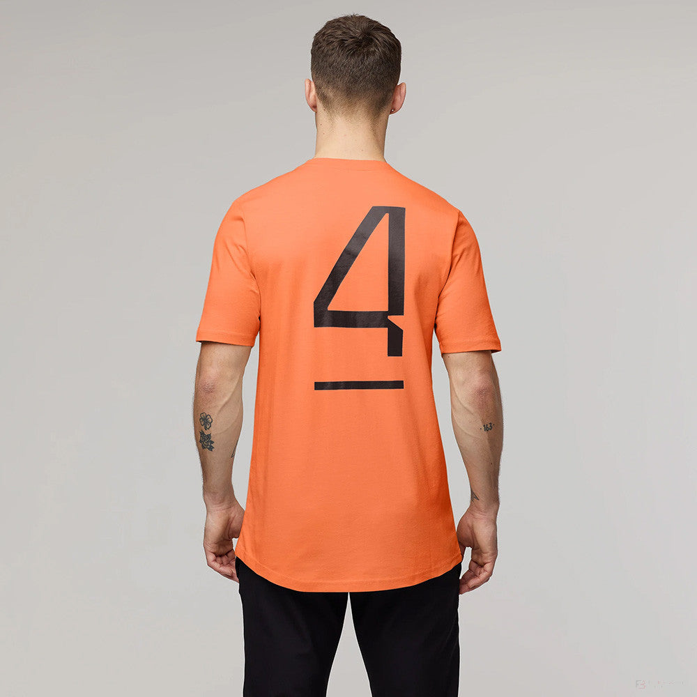 2022, Orange, Lando Norris #4, McLaren T-shirt
