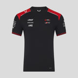 Haas F1 T-Shirt, Team, schwarz