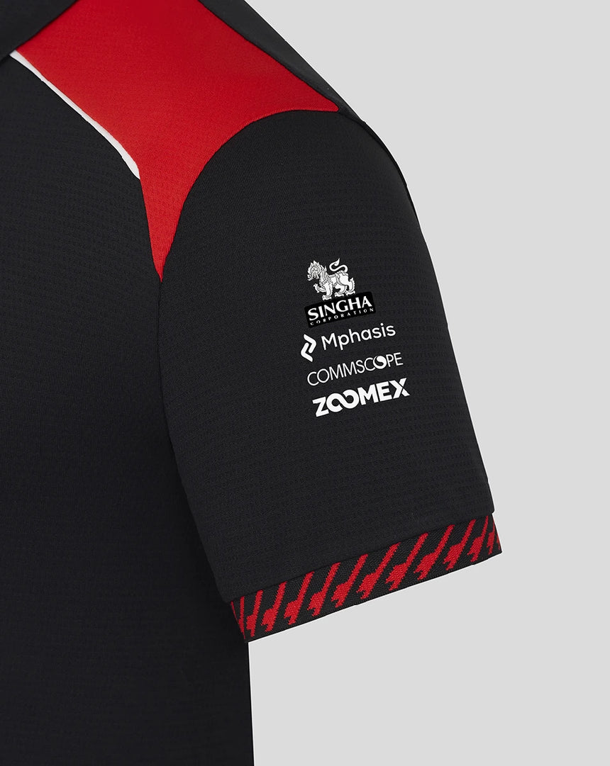 Haas F1 T-Shirt, Team, schwarz