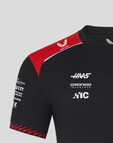 Haas F1 T-Shirt, Team, schwarz