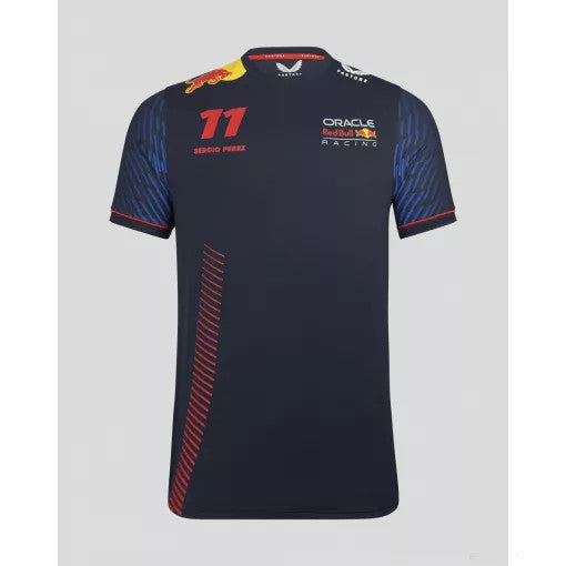 Red Bull Racing t-shirt, Sergio Perez, blue, 2023 - FansBRANDS®
