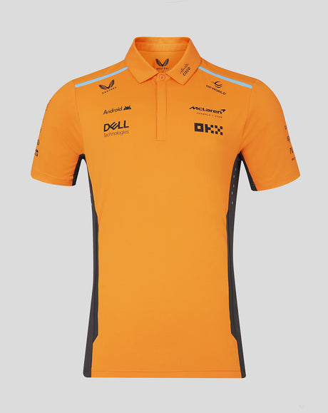 McLaren polo-shirt, Castore, team, orange, 2024 - FansBRANDS®