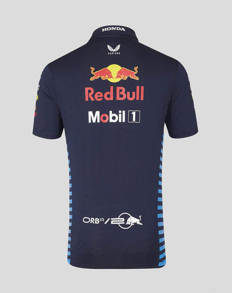 Red Bull polo-shirt, Castore, team, blau, 2024