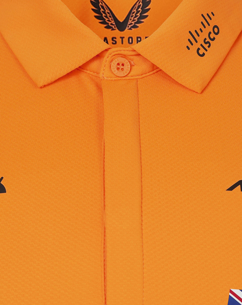 McLaren polo-shirt, Castore, Lando Norris, orange - FansBRANDS®