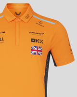 McLaren polo-shirt, Castore, Lando Norris, orange - FansBRANDS®