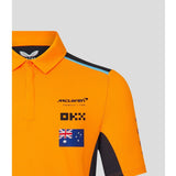 McLaren-Poloshirt, Castore, Oscar Piastri, orange