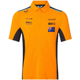 McLaren-Poloshirt, Castore, Oscar Piastri, orange