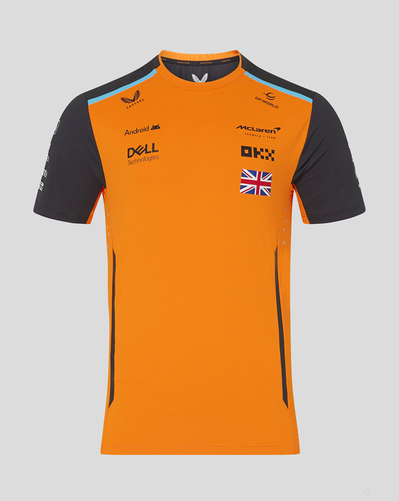 McLaren t-shirt, Castore, Lando Norris, orange - FansBRANDS®