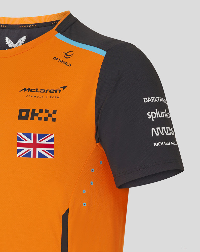 McLaren t-shirt, Castore, Lando Norris, orange - FansBRANDS®