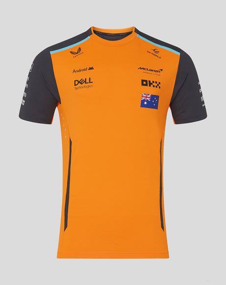 McLaren t-shirt, Castore, Oscar Piastri, orange - FansBRANDS®