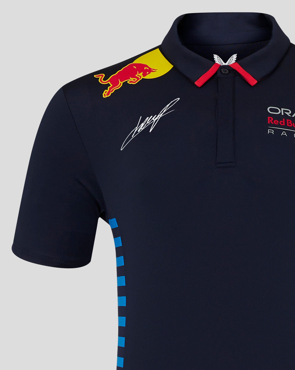Red Bull polo-shirt, Castore, Sergio Perez, blau - FansBRANDS®