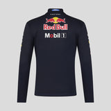 Red Bull Sweatshirt, Team, Quarter Zip, Blau