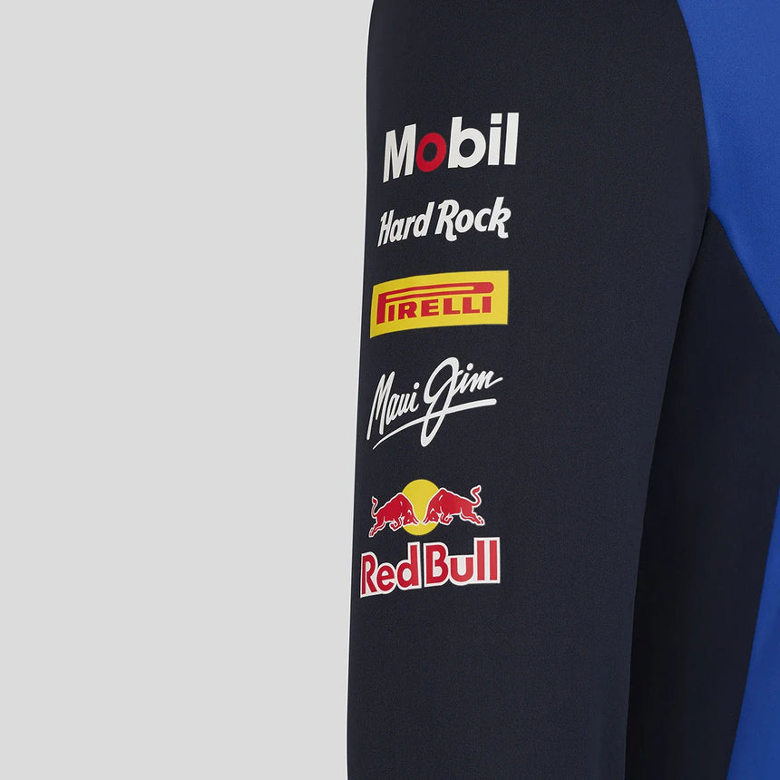 Red Bull Sweatshirt, Team, Quarter Zip, Blau