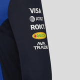 Red Bull Sweatshirt, Team, Quarter Zip, Blau