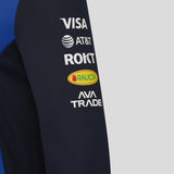 Red Bull Hoodie, Team, Vollreißverschluss, Blau