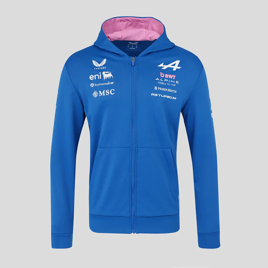 Alpine Hoodie, Vollreißverschluss, Team, Blau