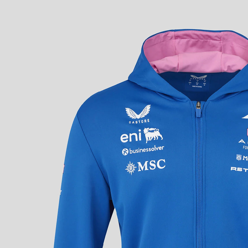 Alpine Hoodie, Vollreißverschluss, Team, Blau
