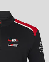 Haas F1 Sweatshirt, Quarter Zip, Team, Schwarz