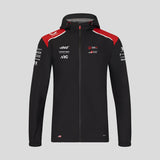 Haas F1 Regenjacke, Team, schwarz, 2026