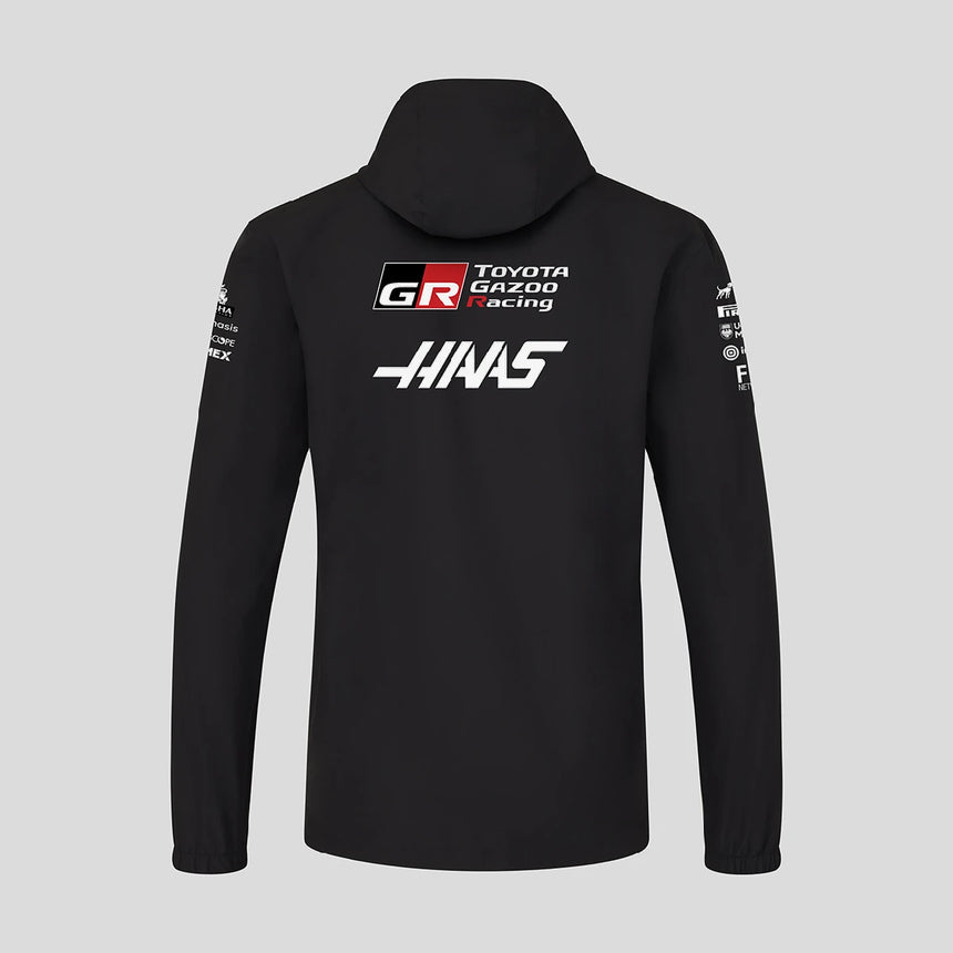 Haas F1 Regenjacke, Team, schwarz, 2026