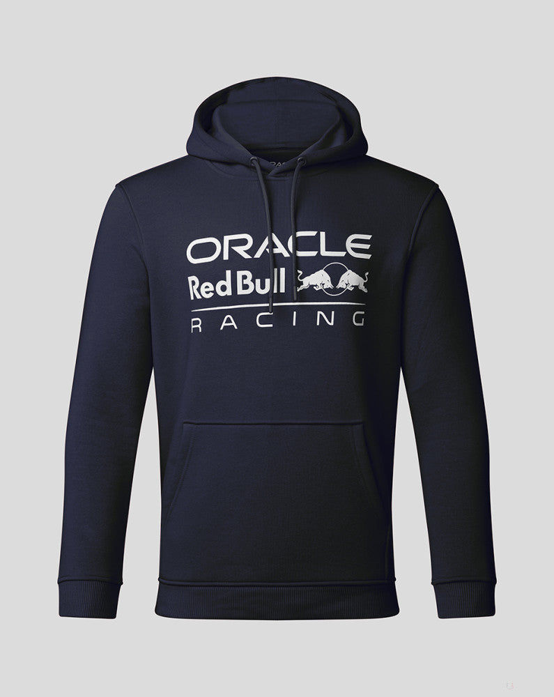 Red Bull Racing sweatshirt, hooded, colour block, blue - FansBRANDS®