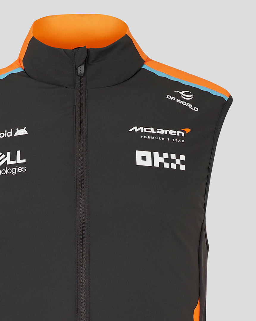 McLaren weste, Castore, team, Hybrid, grau, 2024