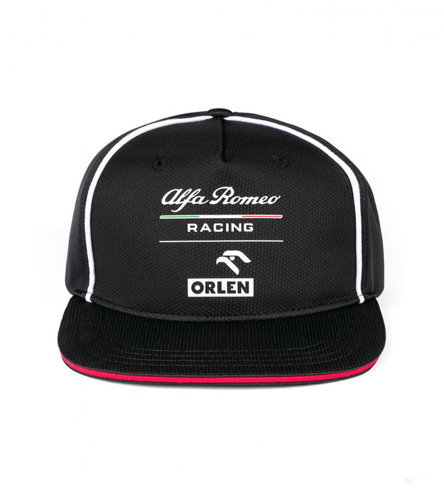 Alfa Romeo Team Flatbrim kappe, Adult, Schwarz, 2021 - FansBRANDS®