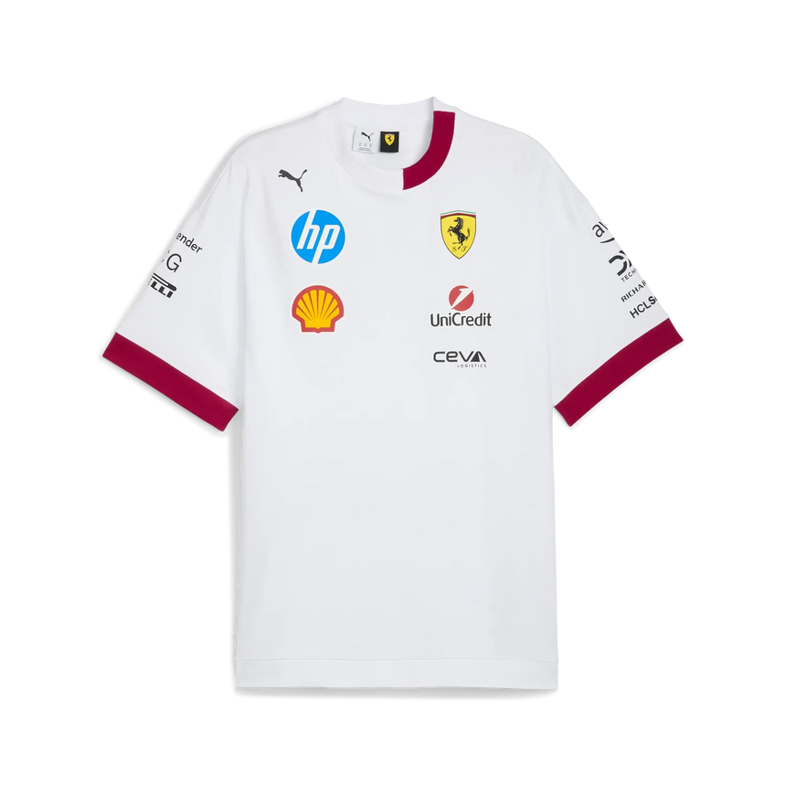 Scuderia Ferrari Drivers Oversized Crew Neck T-Shirt 🔥