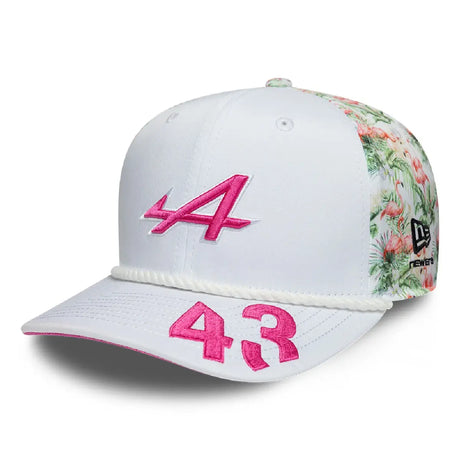 Alpine Cap, Team Franco Colapinto, 9SEVENTY, New Era, Miami Special Edition, weiß, 2026