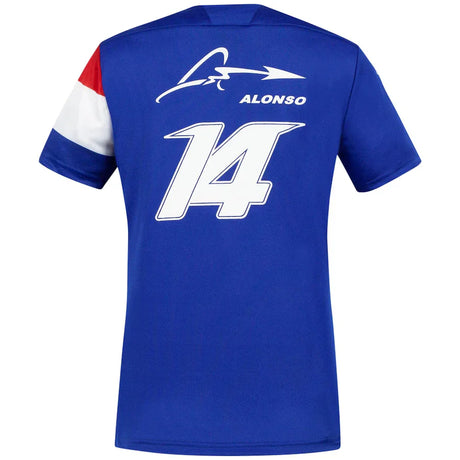 Alpine Damen T-Shirt, Fernando Alonso 14 Team, Blau, 2021