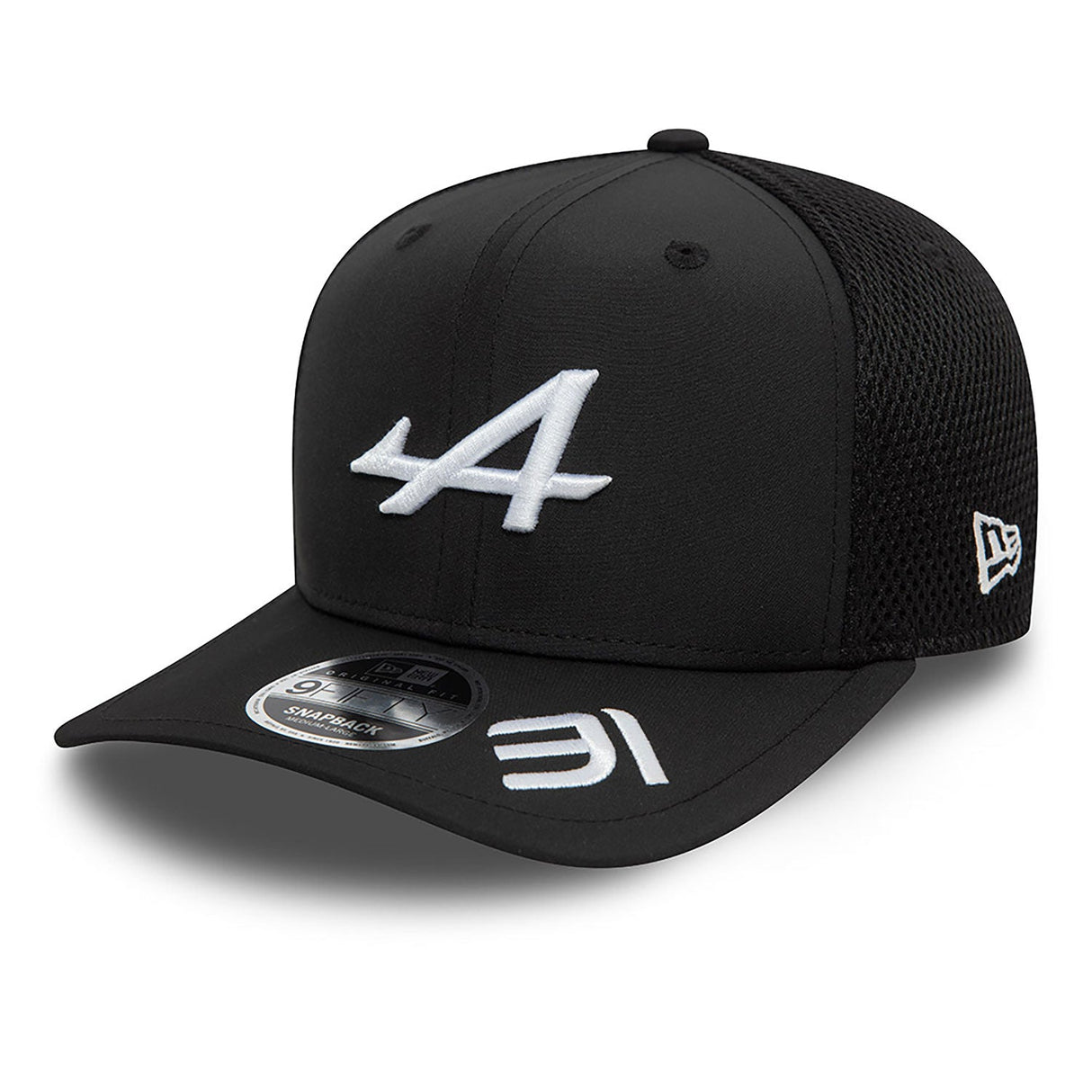 Alpine Kappe, NEW ERA, Esteban Ocon, 9FIFTY, Erwachsene, schwarz, 2024