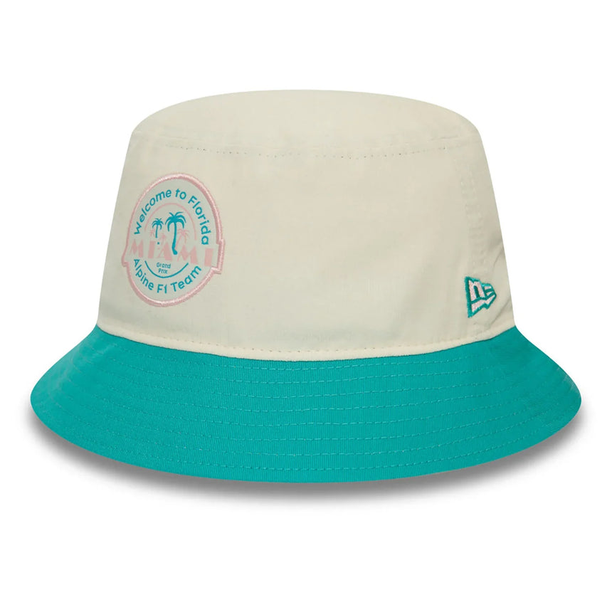 Gorra plana Alpine, NEW ERA, Miami, adulto, blanca, 2024