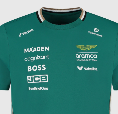 Aston Martin AMF1, team, t-shirt, Fernando Alonso, green 🔥